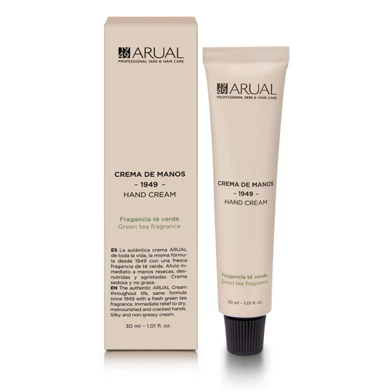 Arual kézkrém, Zöld Tea illat - 30 ml